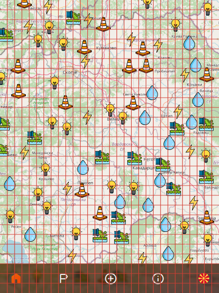 How a segmented view will work. Each square will independently eliminate close neighbors.